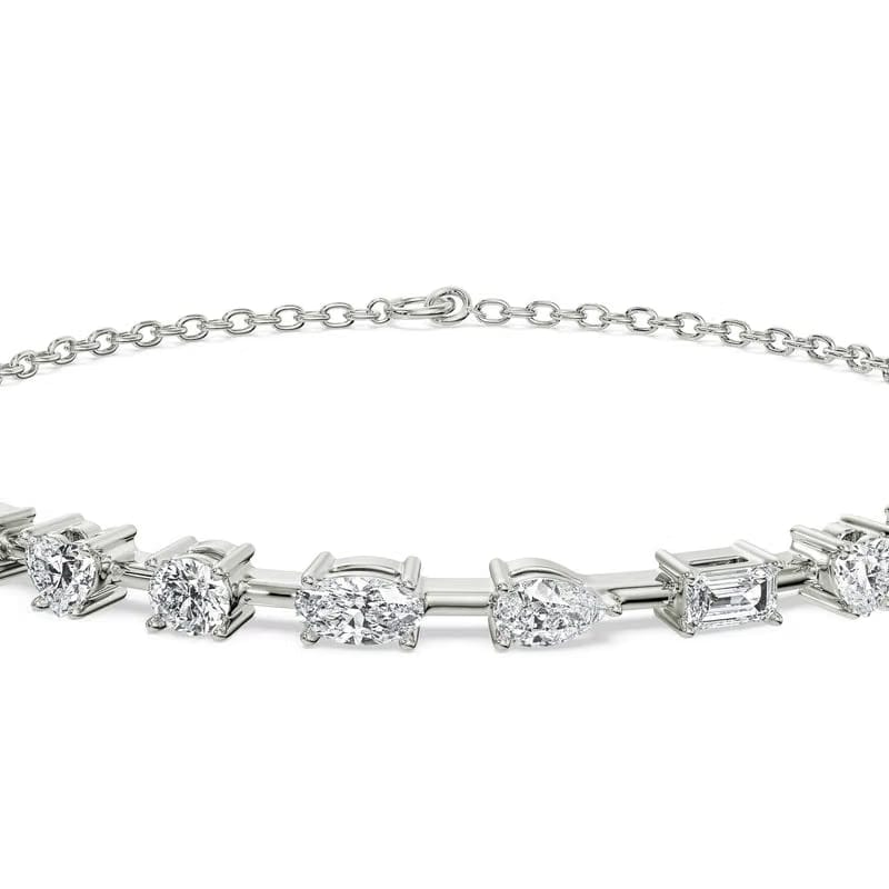 Multi Lab Grown Diamond Tennis Bracelet_in-stock