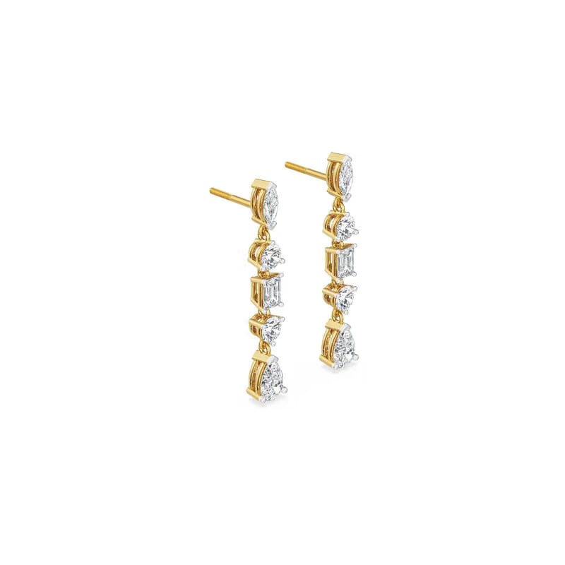 Multi Stone Diamond Drops