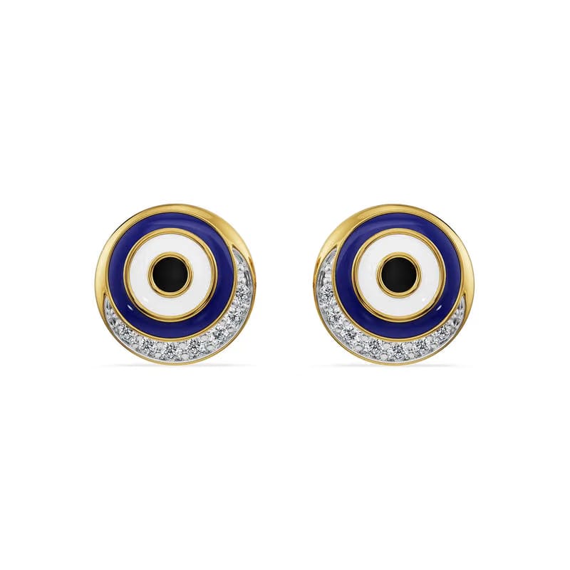 Mystic Gaze Evil Eye Lab Diamond Studs