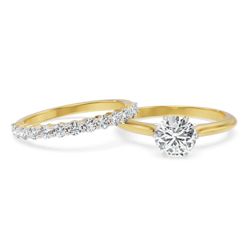 Nella Stackable Lab Grown Diamond Bridal Ring