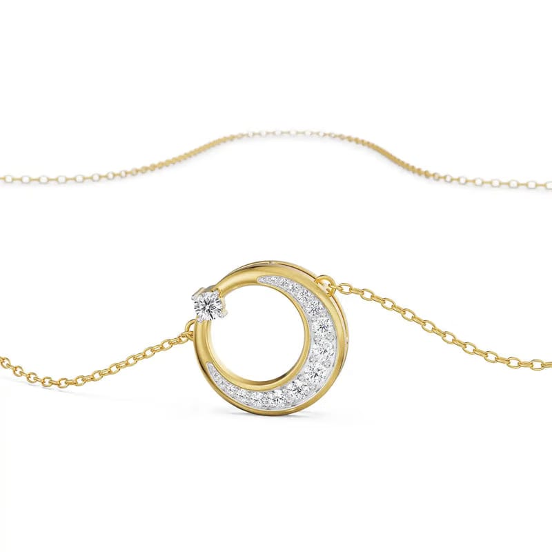 Night Sky Diamond Necklace 9KT