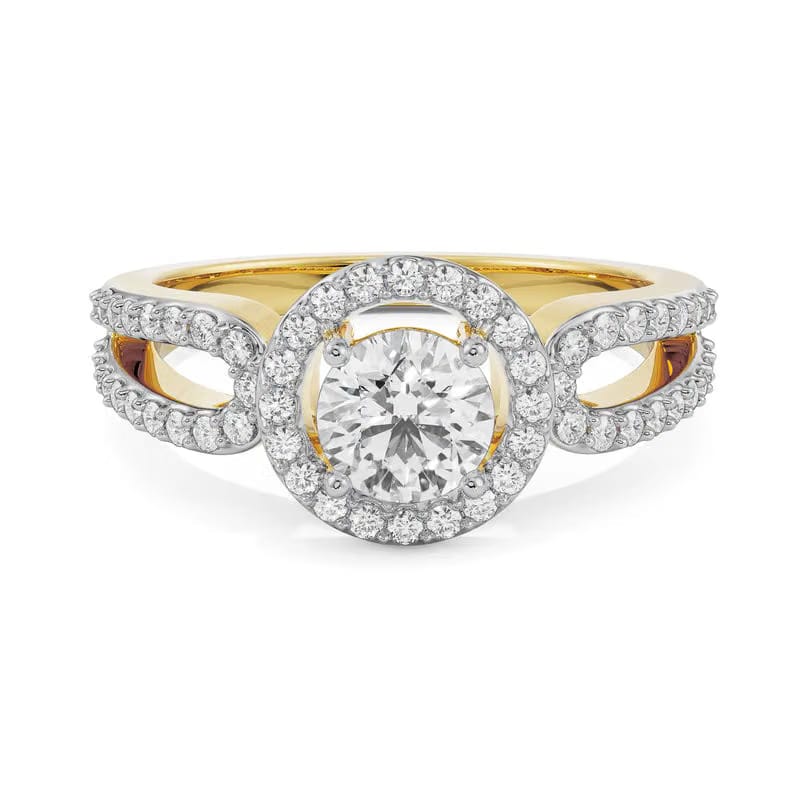 Nikki Halo Lab Grown Diamond Ring
