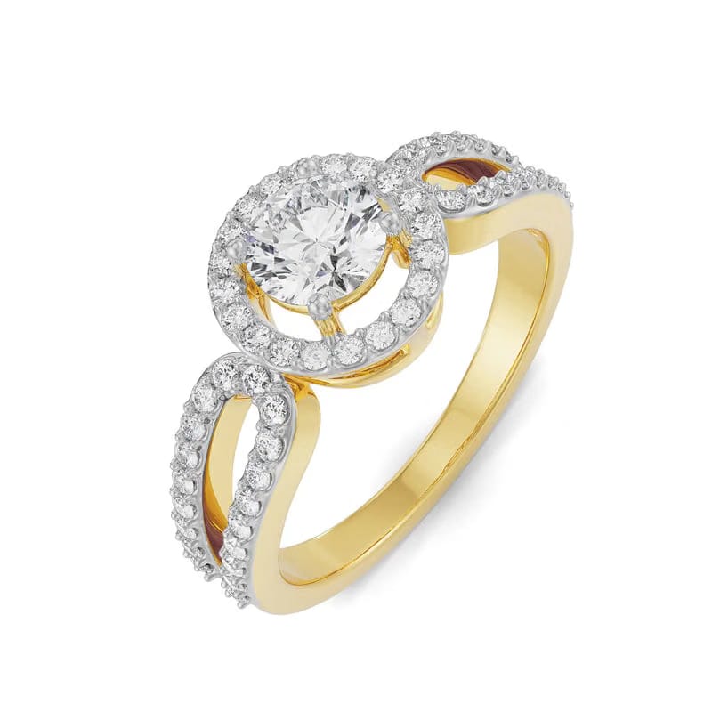 Nikki Halo Lab Grown Diamond Ring