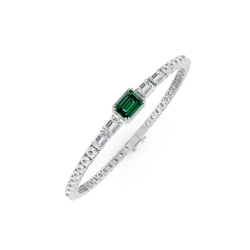 Nina Emerald Lab Diamond Bracelet
