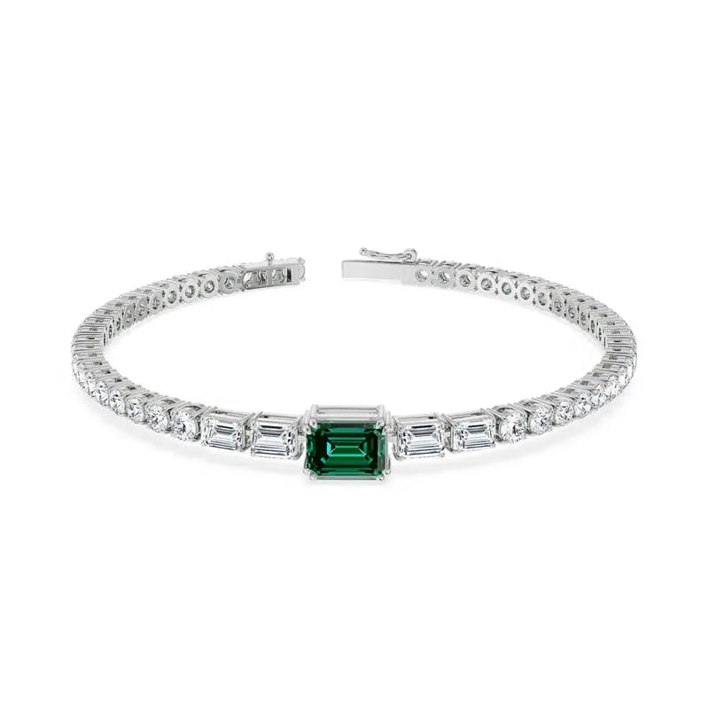 Nina Emerald Lab Diamond Bracelet