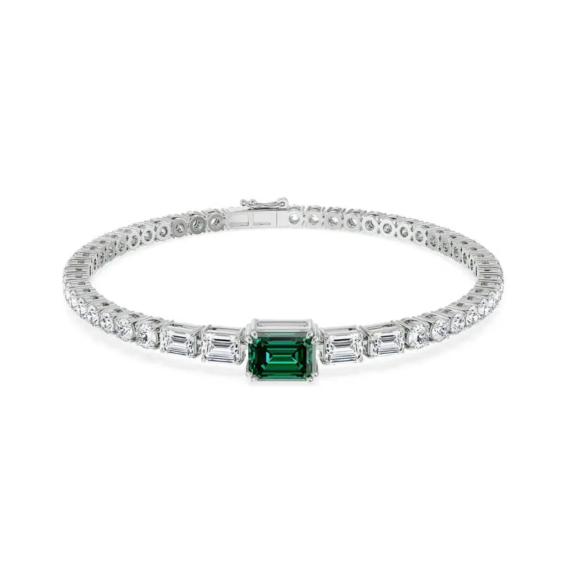 Nina Emerald Lab Diamond Bracelet 9KT