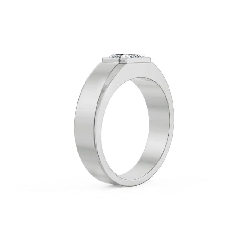 Nirvan Emerald Cut Lab Grown Diamond Ring 9KT