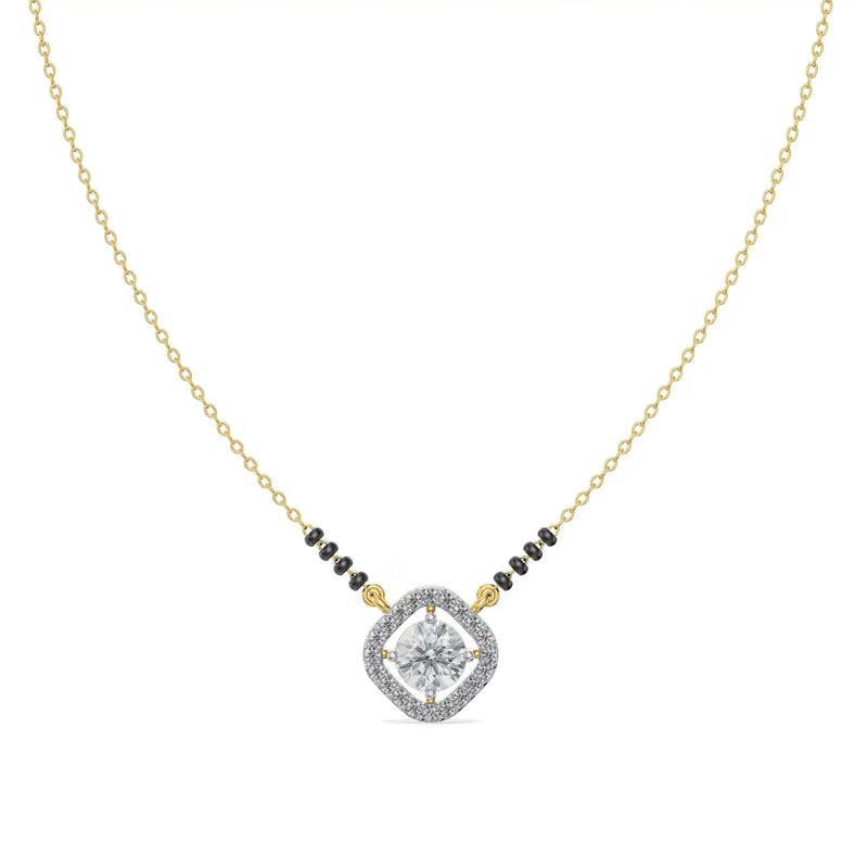 Nirvi Lab Grown Diamond Mangalsutra 9KT