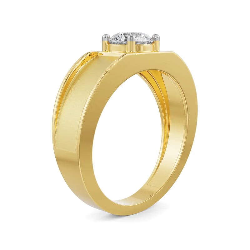 Noah Round Men's Lab Grown Diamond Ring 9KT