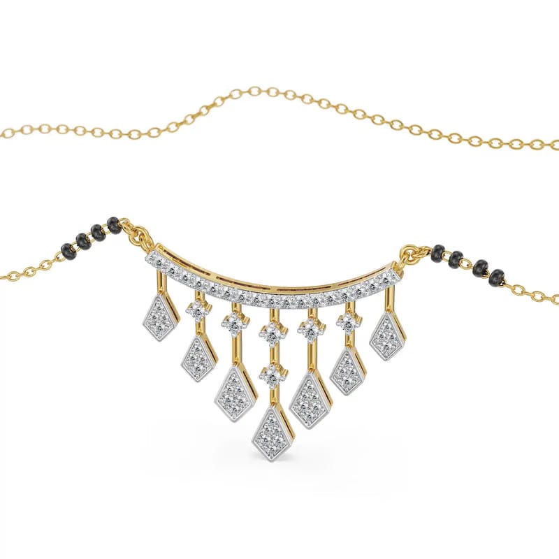 Noor Lab Grown Diamond Mangalsutra 9KT