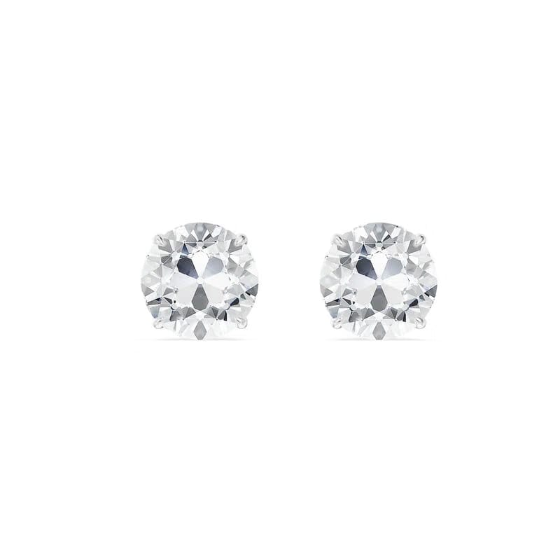 Old European Cut Lab Grown Diamond Studs 9KT