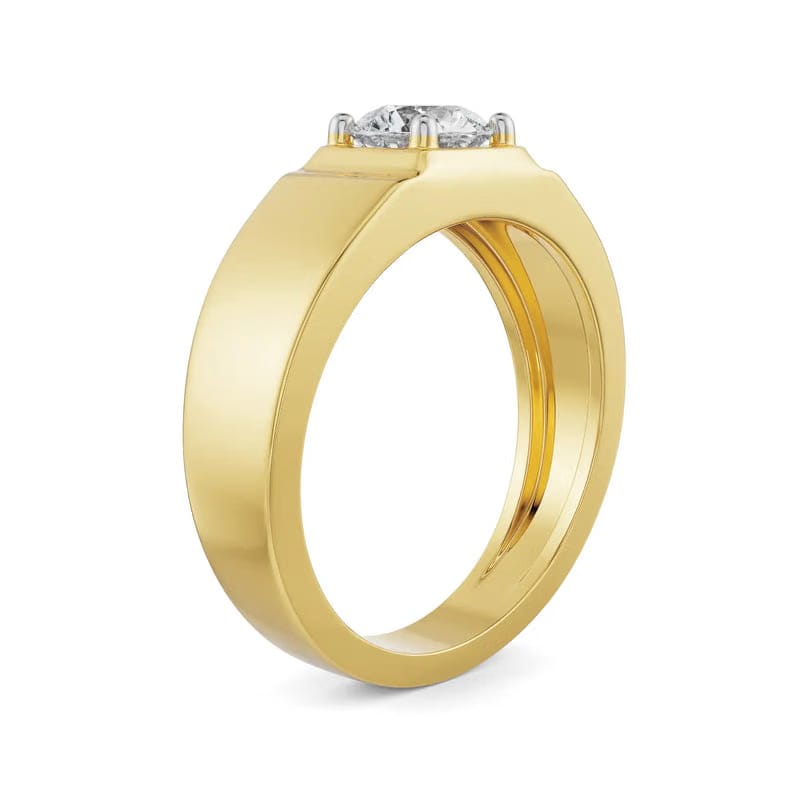 Oliver Round Men's Lab Grown Diamond Ring
