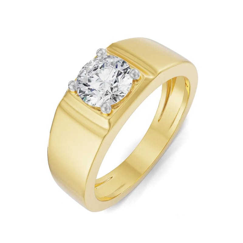 Oliver Round Men's Lab Grown Diamond Ring