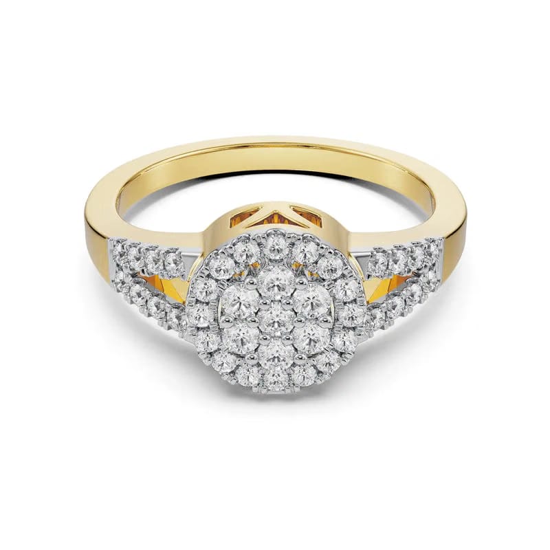 Olivia Cluster Lab Grown Diamond Sparkle Ring