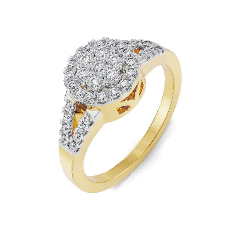 Olivia Cluster Lab Grown Diamond Sparkle Ring