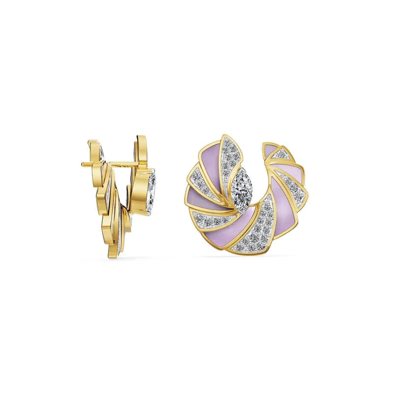 Opaline Orbit Lab Grown Diamond Earrings