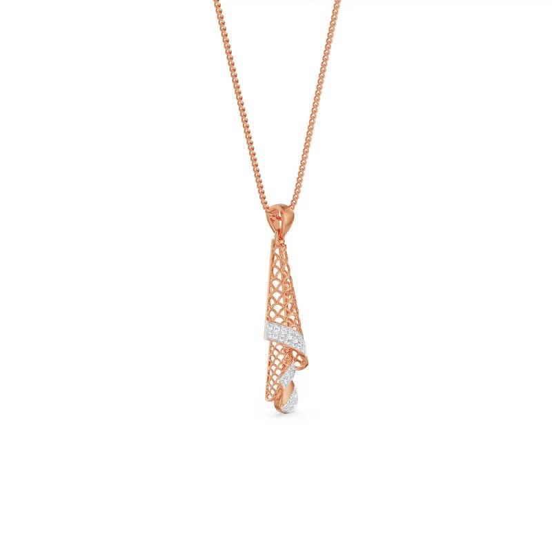 Opulent Diamond Drop Pendant