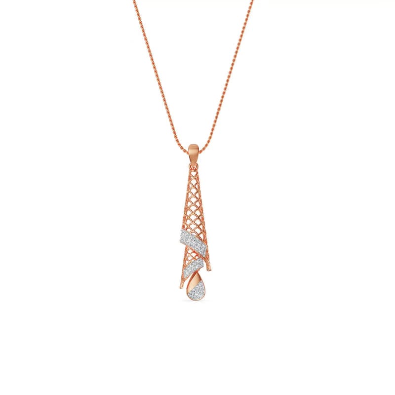Opulent Diamond Drop Pendant