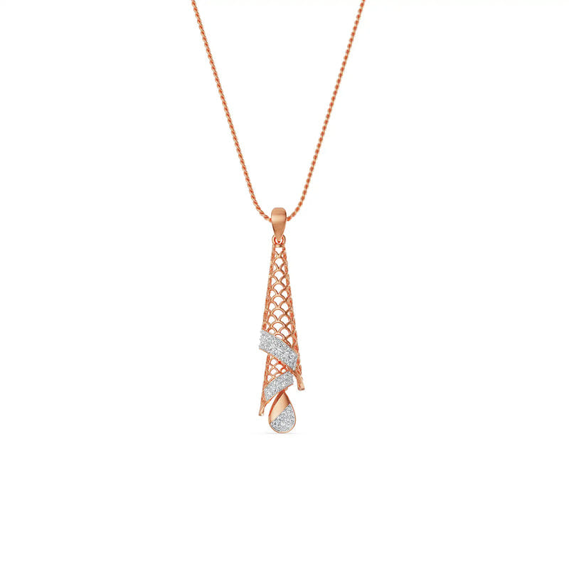 Opulent Diamond Drop Pendant_in_stock