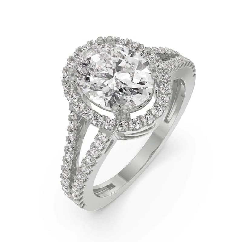 Oval Brilliant Lab Grown Diamond Ring