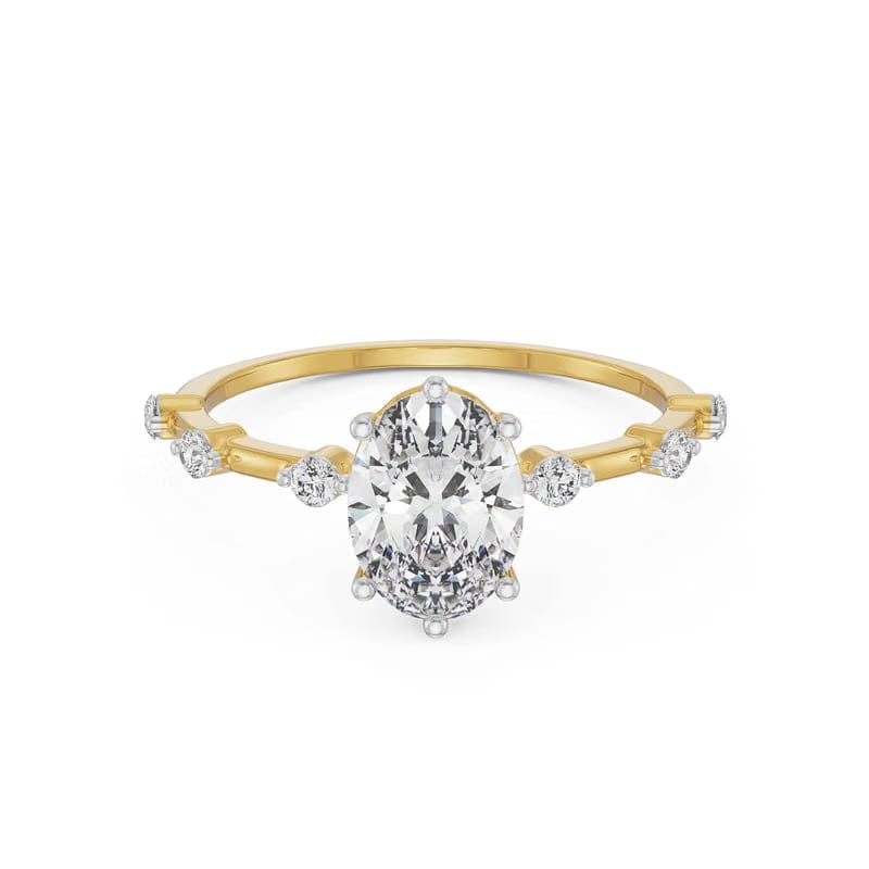 Oval Diamond Engagement Ring