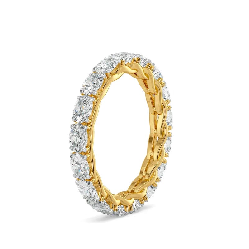 Oval Orchard Lab Grown Diamond Band 9KT