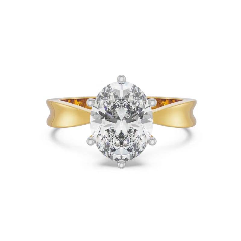 Oval Solitaire Engagement Ring