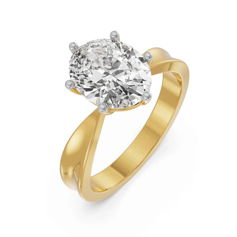 Oval Solitaire Engagement Ring