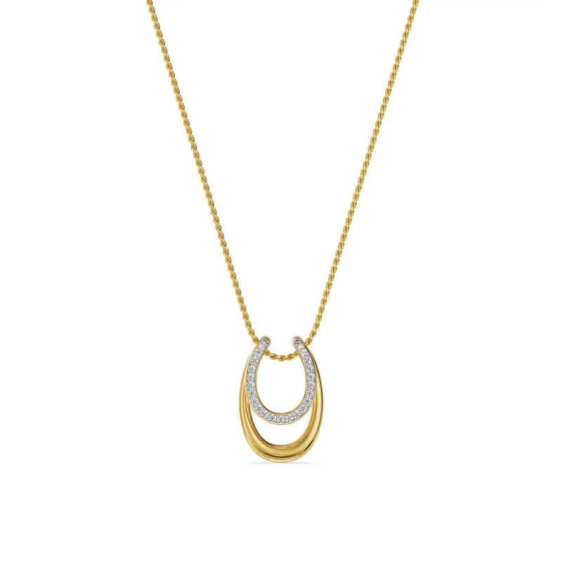 Oval Sparkle Lab Grown Diamond Pendant