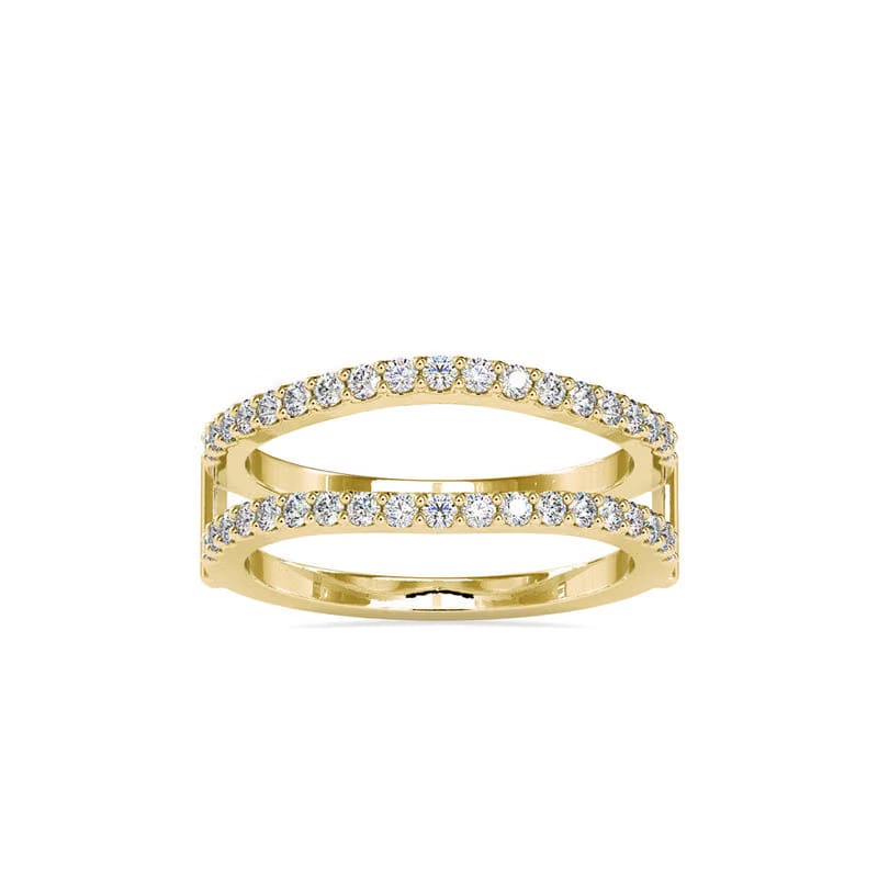 Parallel Bands Lab Grown Diamond Ring