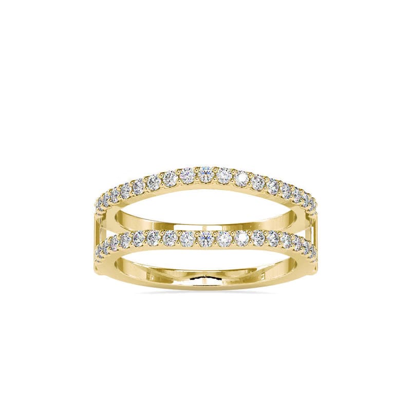 Parallel Bands Lab Grown Diamond Ring 9KT