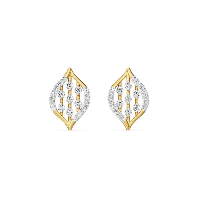 Parallel Stroke Lab Grown Diamond Earrings
