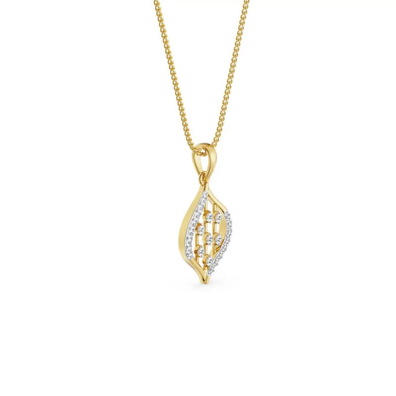 Parallel Stroke Lab Grown Diamond Pendant
