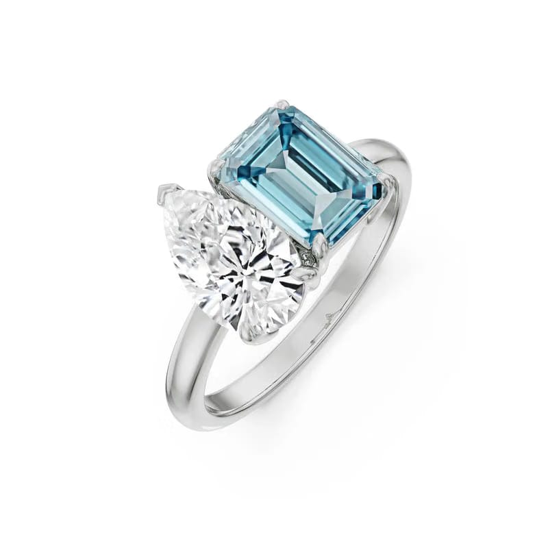 Pear & Prism Lab Grown Diamond Ring