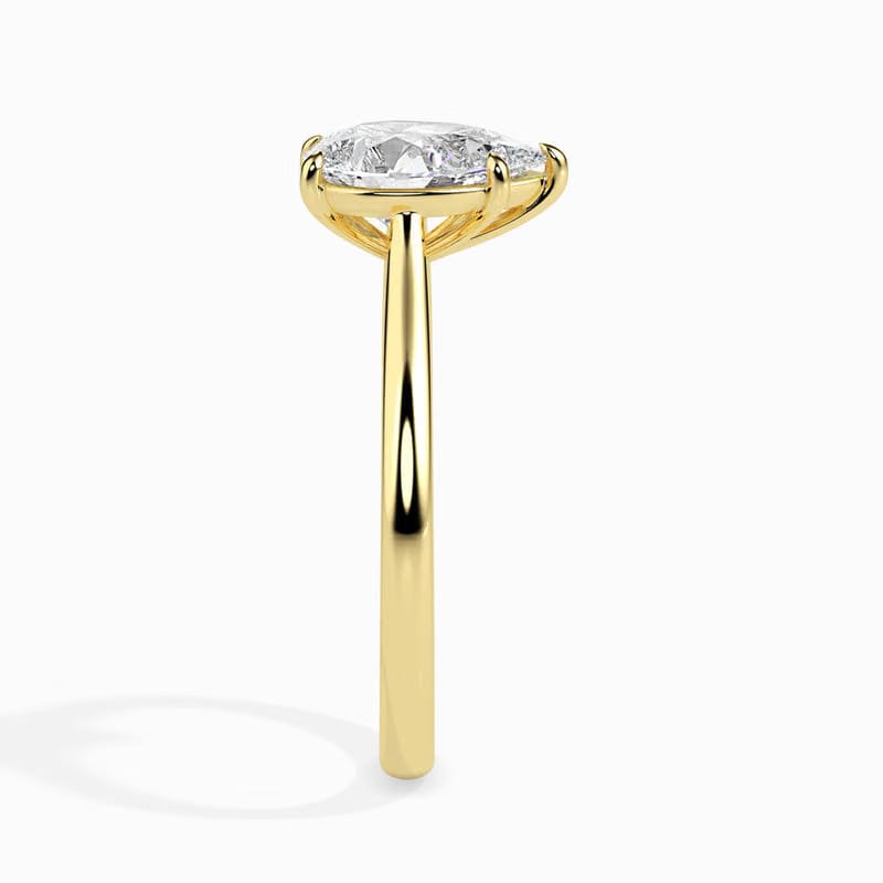 Pear Cut Solitaire Ring