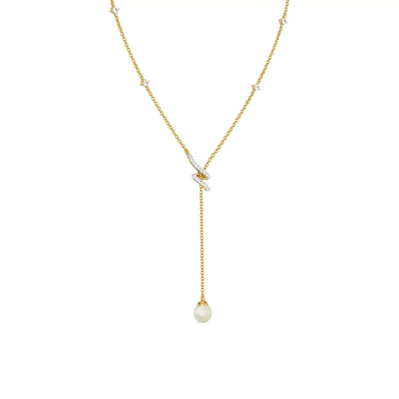 Pear Drop Adjustable Diamond Necklace