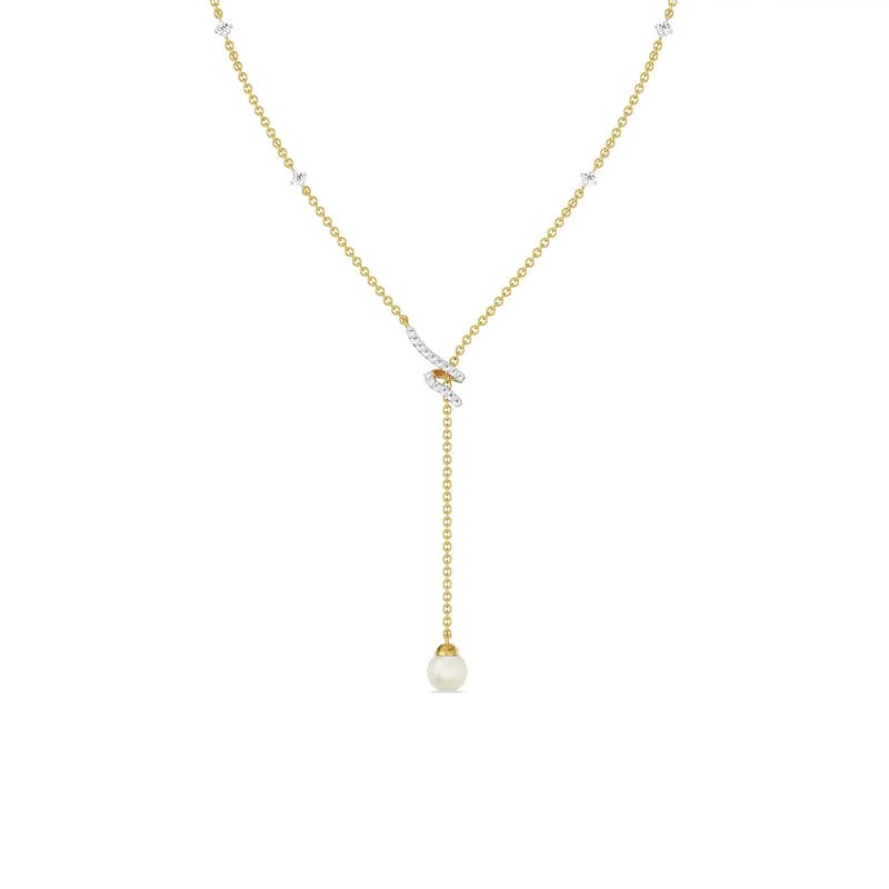 Pear Drop Adjustable Diamond Necklace