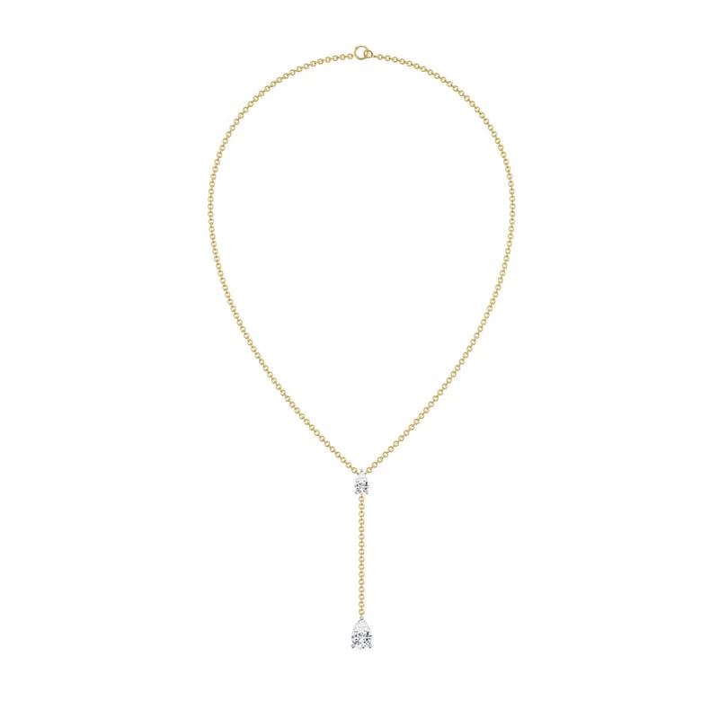 Pear Drop Lab Grown Diamond Necklace