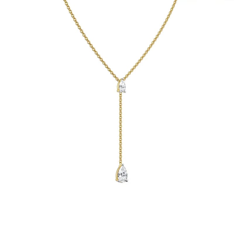 Pear Drop Lab Grown Diamond Necklace