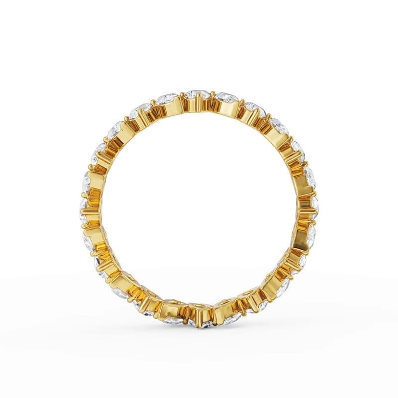 Pear Lab Grown Diamond Band