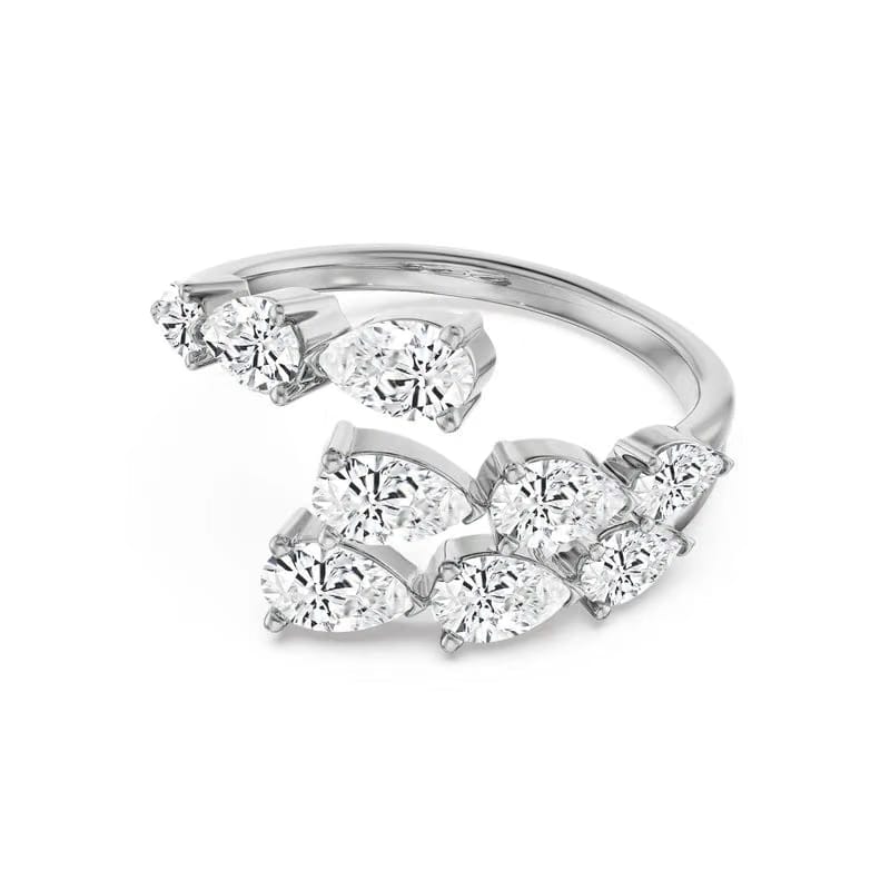 Pear Lab Grown Diamond Cocktail Band