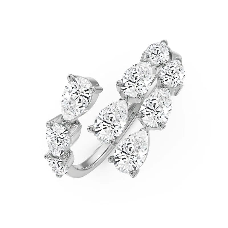 Pear Lab Grown Diamond Cocktail Band