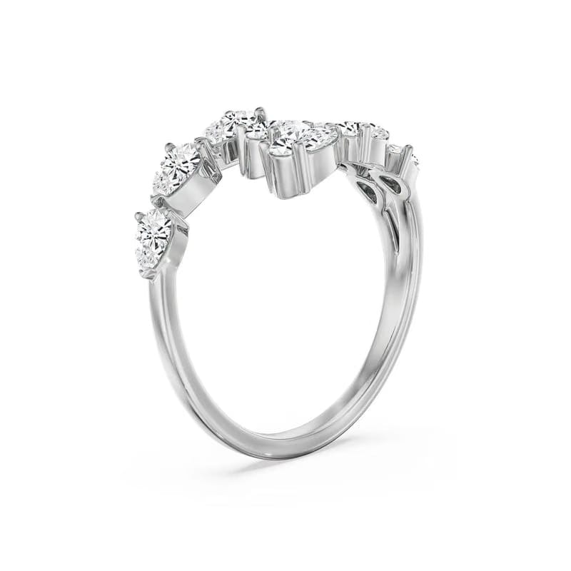 Pear Lab Grown Diamond Cocktail Band