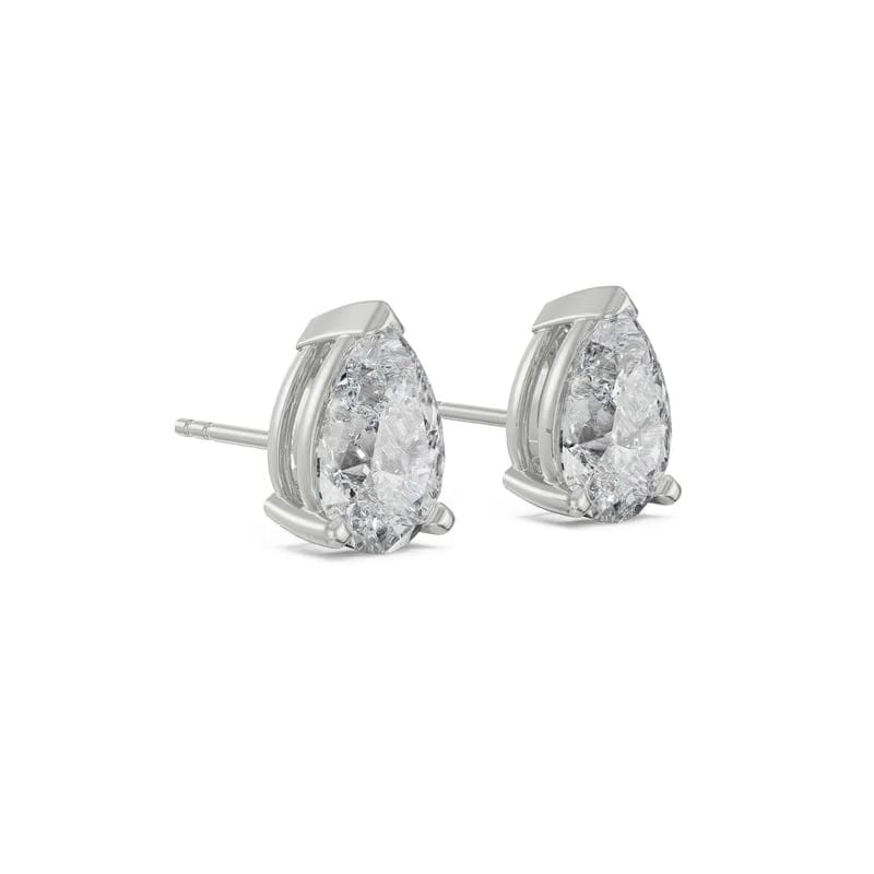 Pear Lab Grown Diamond Pendant Set