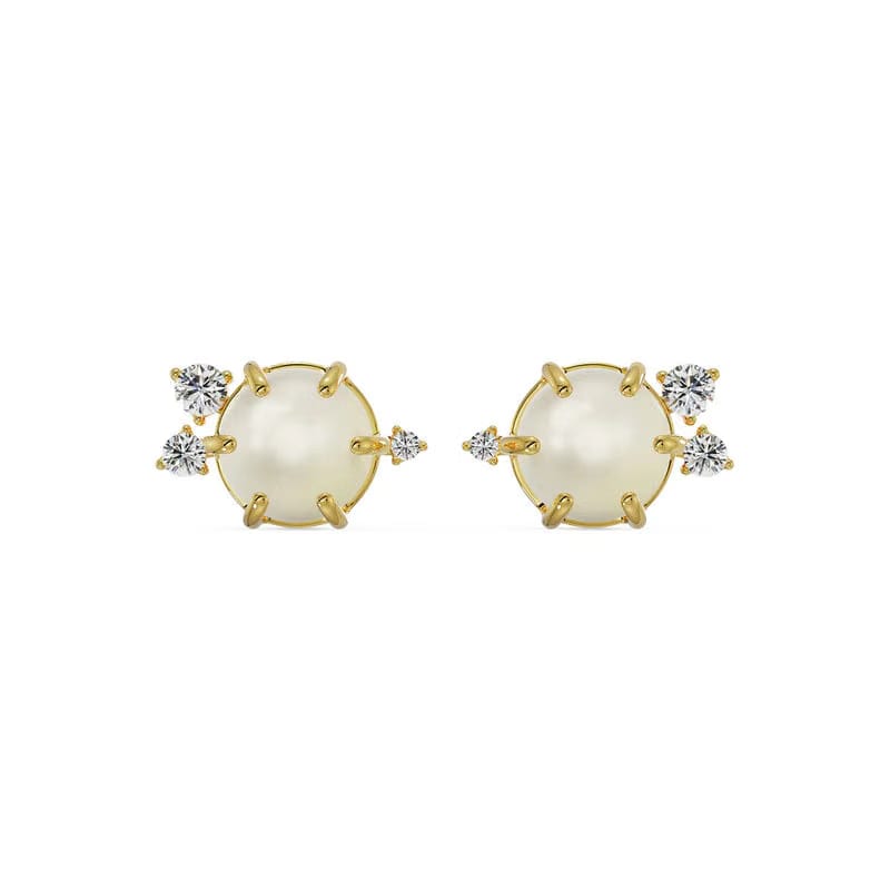 Pearly Diamond Studs_in_stock