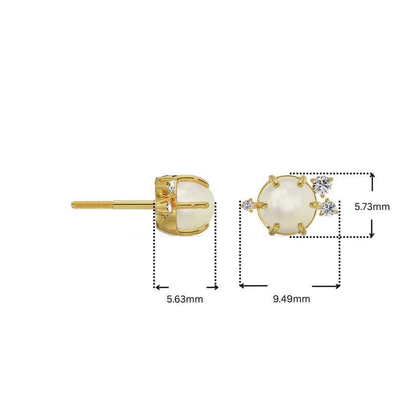 Pearly Diamond Studs_in_stock