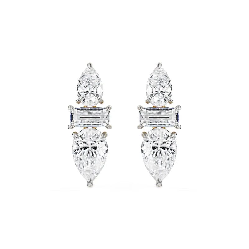 Peary Trio Lab Grown Diamond Studs