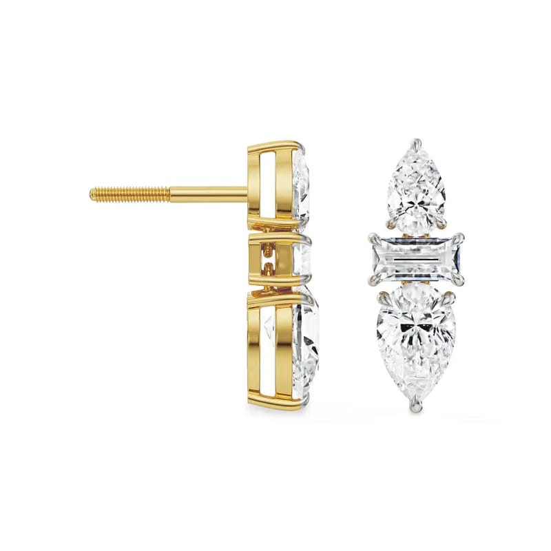 Peary Trio Lab Grown Diamond Studs