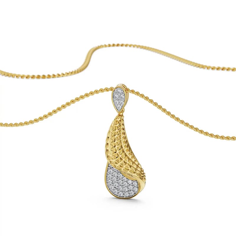 Petal Aura Lab Grown Diamond Pendant