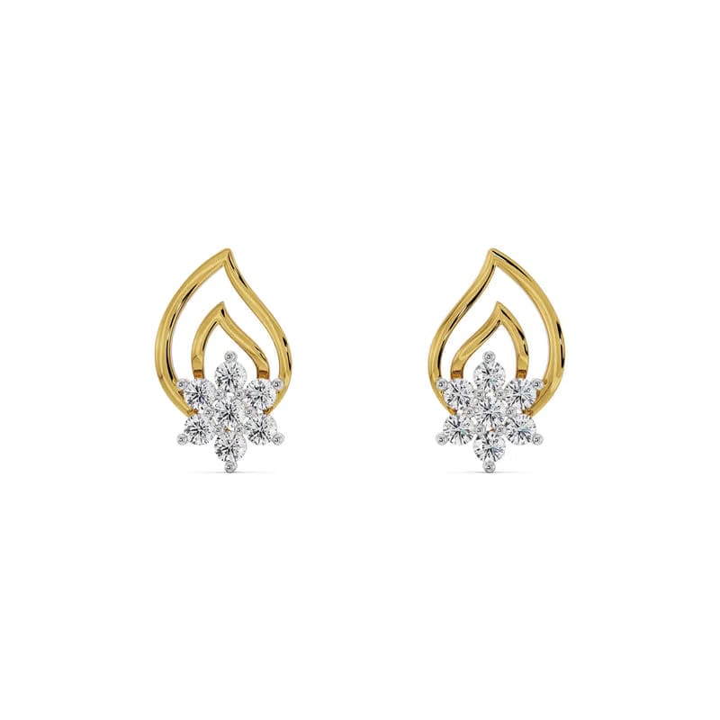 Petal Prestige Lab Grown Diamond Earrings 9KT
